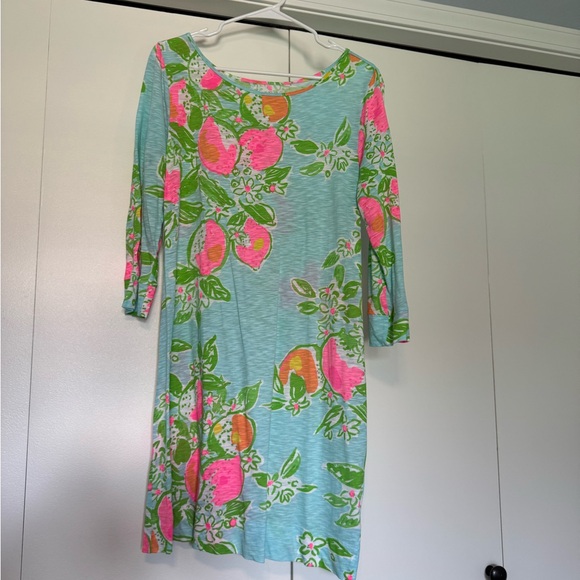 Lilly Pulitzer Marlowe Dress Pink Lemonade - Picture 12 of 16